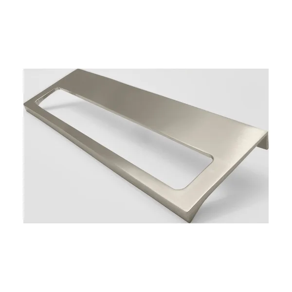 HORIZON Cabinet Edge Pull handle in Brushed Nickel, 128mm