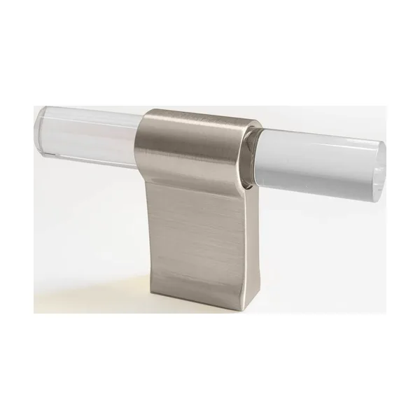 LENA CLEAR Cabinet Handles knob in Brushed Nickel