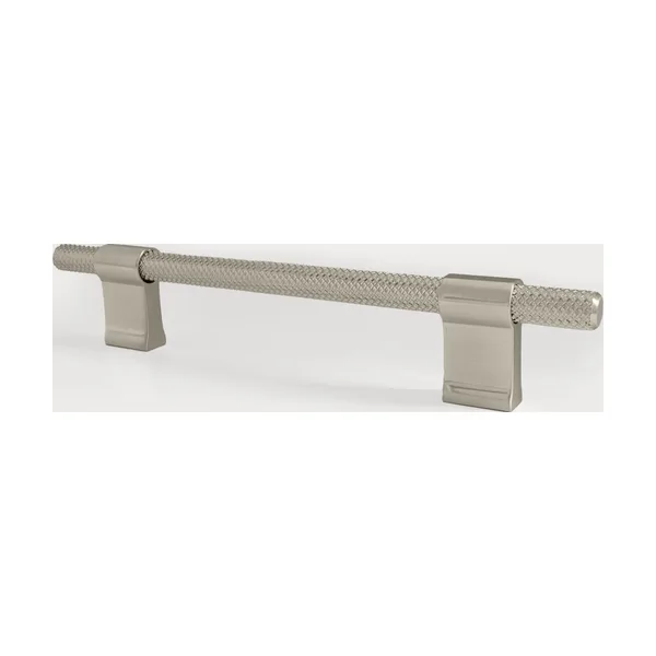 LENA TEXTURED Cabinet Handles handle in Brushed Nickel, 128mm