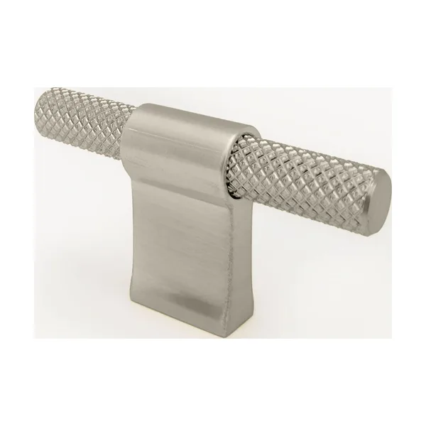 LENA TEXTURED Cabinet Handles knob in Brushed Nickel