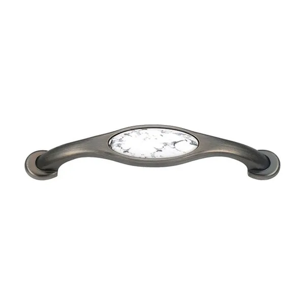 SOUTHDALE 1 Cabinet Handles handle in Antique Nickel/Ceramic, 128mm