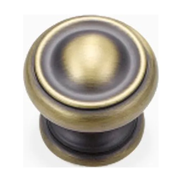 GILMORE Cabinet Handles knob in Antique Brass