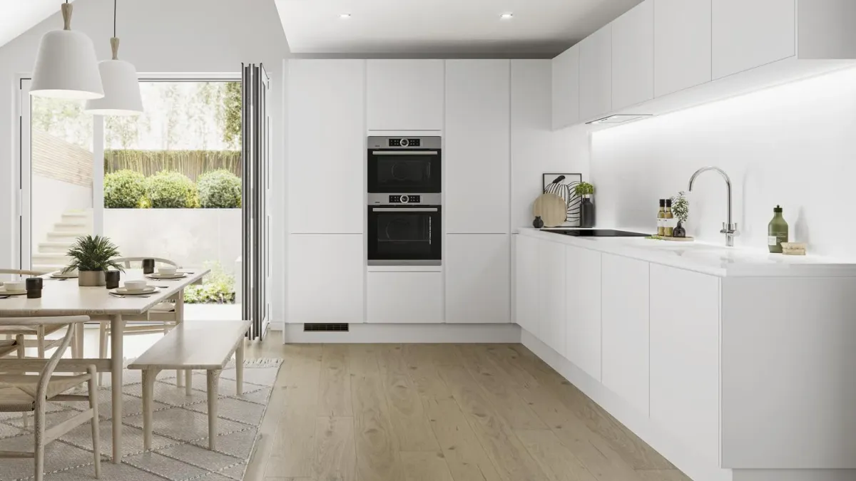 Matte White kitchen